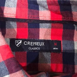 Button down plaid NWOT